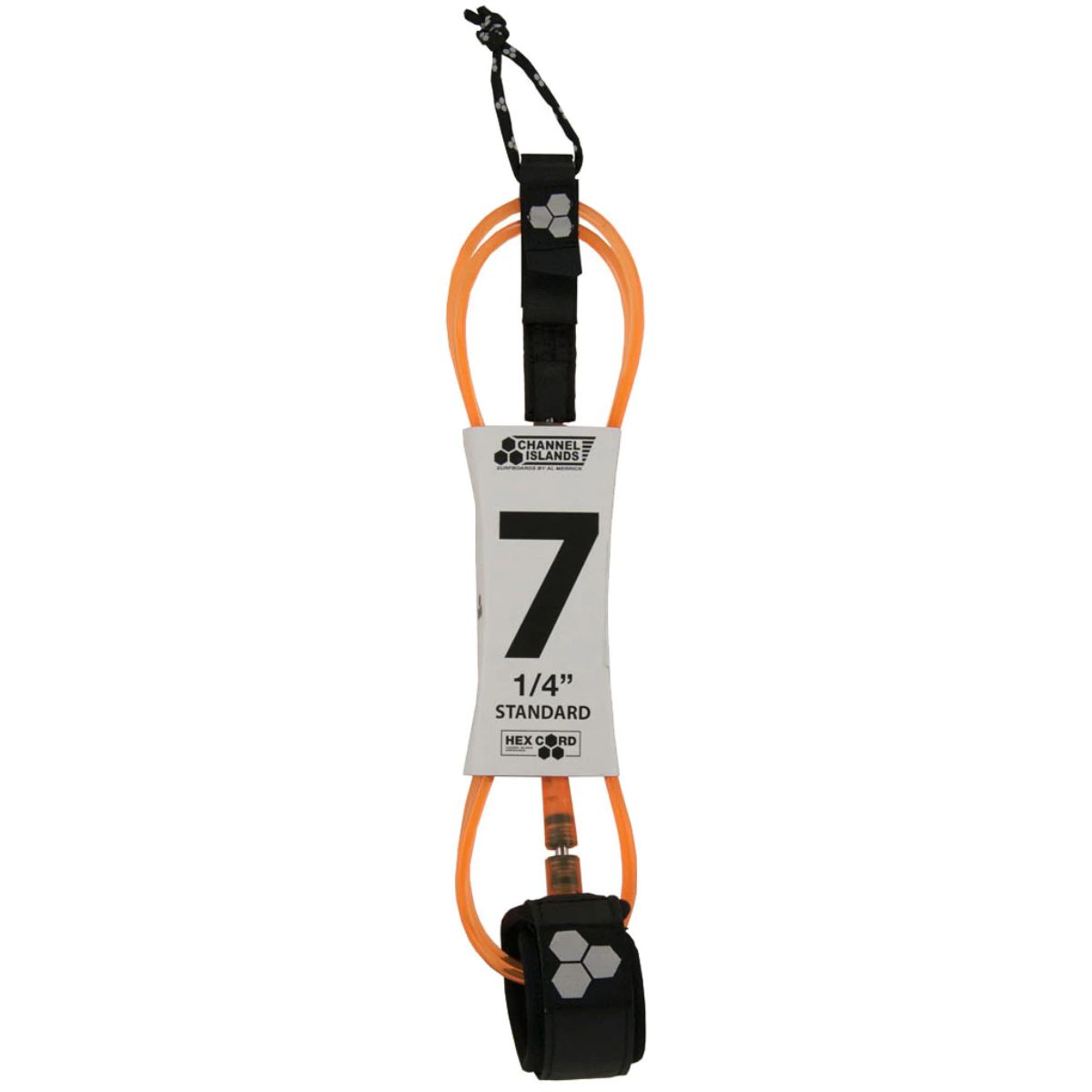Leash Para Tabla Surf 2,1M HEX CORD Naranja CHANNEL ISLANDS Leash Para Tabla Surf 2,1M HEX CORD Naranja CHANNEL ISLANDS