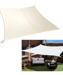 Malla Toldo Vela Alta Calidad 8 x 3 metros Uv 98% Blanco