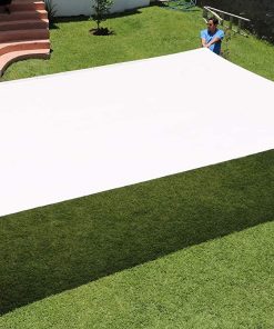 Malla Toldo Vela Alta Calidad 8 x 3 metros Uv 98% Blanco