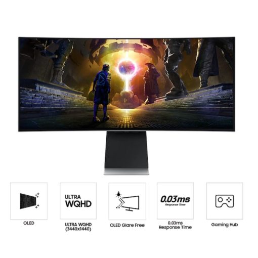 Monitor Gamer Samsung 34" oled Curvo G8 Ultrawqhd 175hz