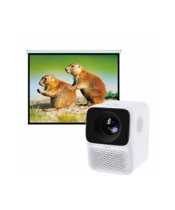 Proyector compacto Xiaomi Wanbo T2 Max + Pantalla 77"