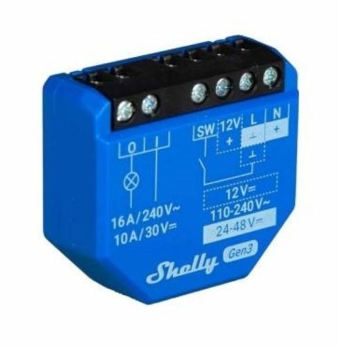 Rele Shelly 1 GEN3 Wi-fi - Rango hasta 30 metros