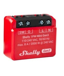 Rele Shelly Mini 1PM GEN3 Wi-fi Con medición de consumo (PM)