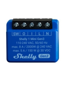 Rele Shelly Mini 1 GEN3 Wi-fi Rango hasta 30 metros