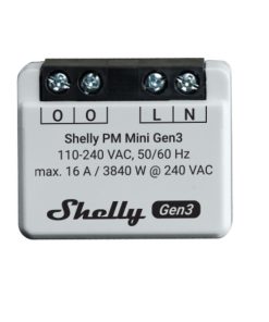 Rele Shelly Mini PM GEN3 Wi-fi Con medición de consumo (PM)