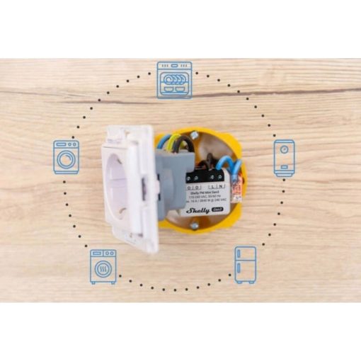 Rele Shelly Mini PM GEN3 Wi-fi Con medición de consumo (PM)