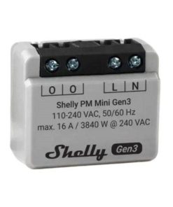 Rele Shelly Mini PM GEN3 Wi-fi Con medición de consumo (PM)