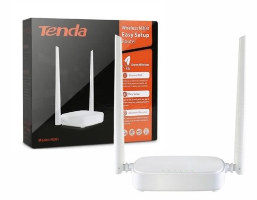 Router Wireless N Tenda N301 300mbps con 2 Antenas