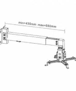 Soporte de pared para proyector PRB-2W.