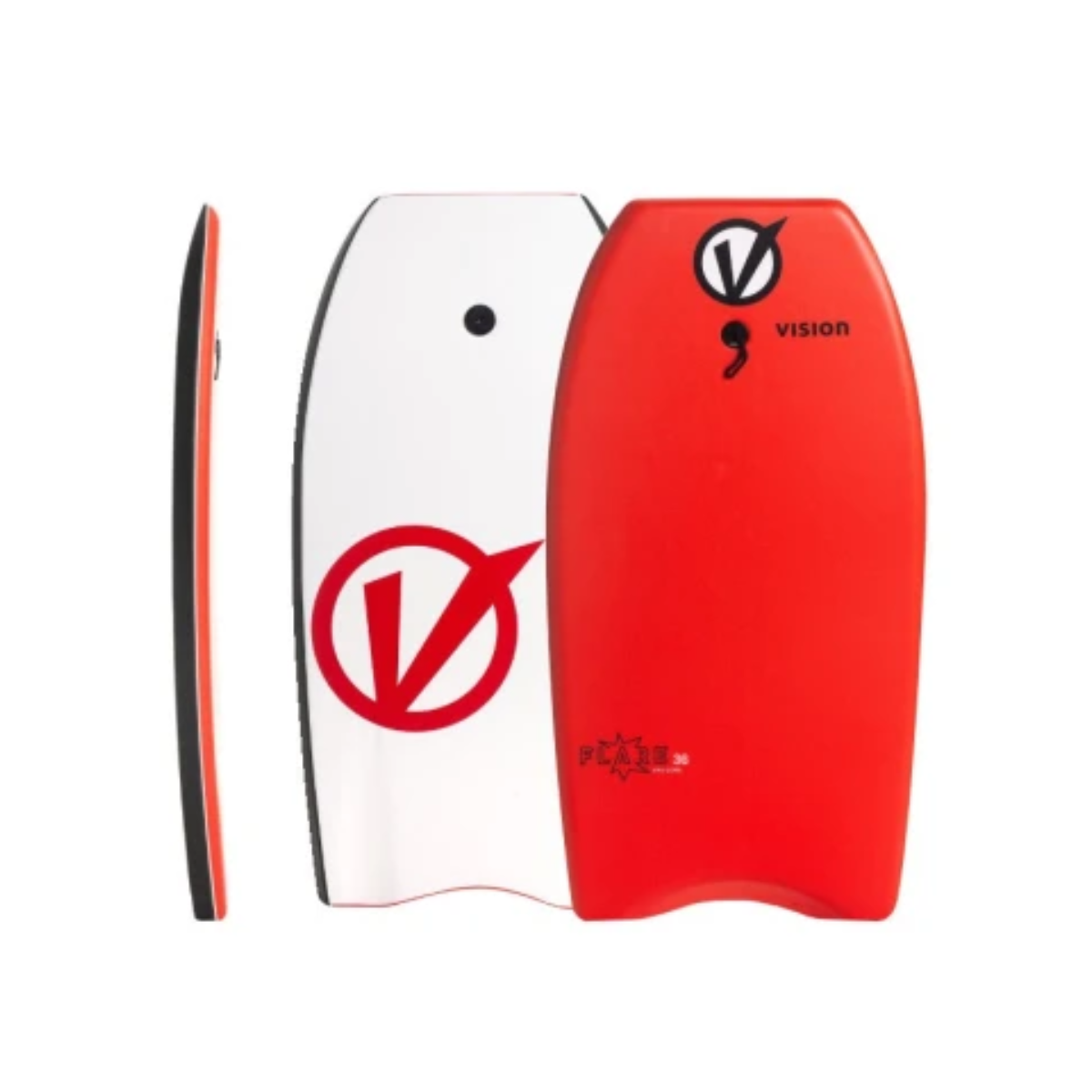 Tabla de Surf Body Board Vision Flare 42'' Red/Black