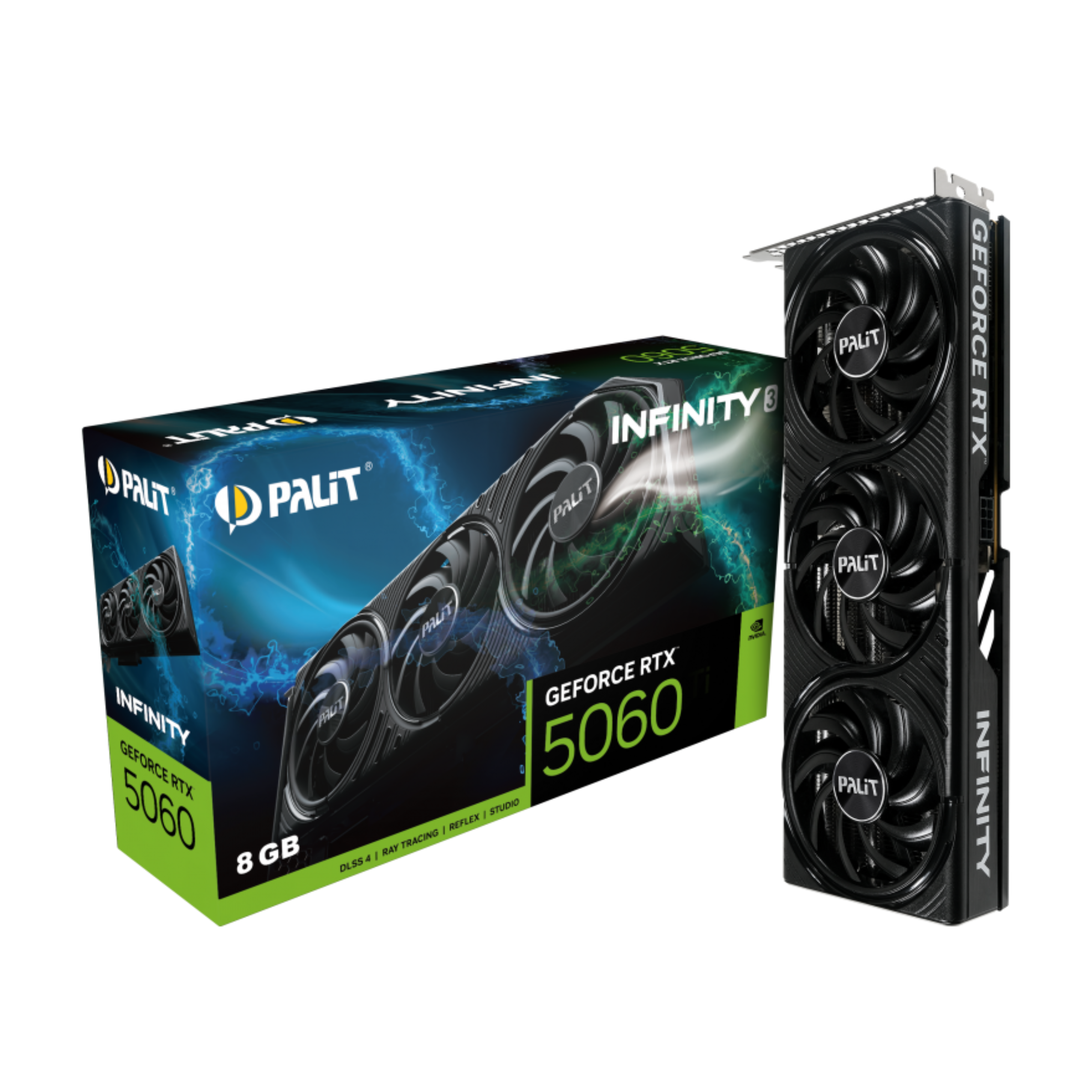 Tarjeta de Video Gamer Palit RTX 5060 8GB Infinity 3 Gaming Tarjeta de Video Gamer Palit RTX 5060 8GB Infinity 3 Gaming