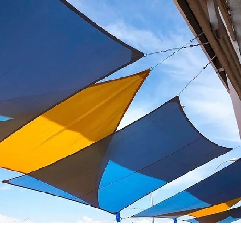 Toldo Vela p/ sombra viento y granizo c/ Uv - 3*2mts  Azul Toldo Vela p/ sombra viento y granizo c/ Uv - 3*2mts Azul