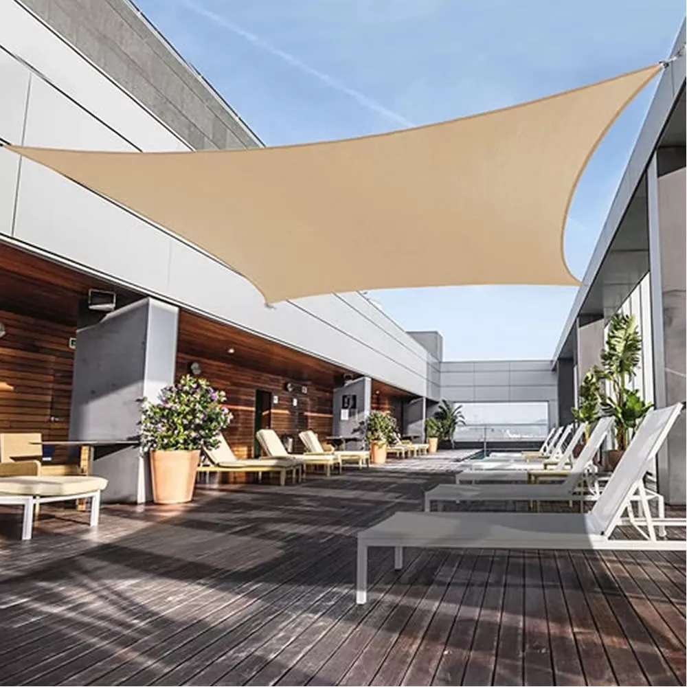 Toldo Vela p/ sombra viento y granizo c/ Uv - 3*2mts  Azul Toldo Vela p/ sombra viento y granizo c/ Uv - 3*2mts Azul