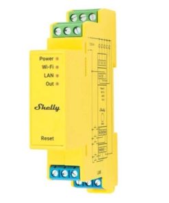 Controlador Shelly Pro RGBWW PM Wi-fi DIN LED RGBW medición