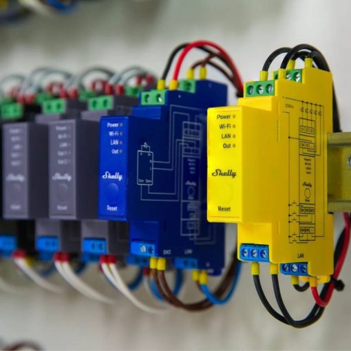 Controlador Shelly Pro RGBWW PM Wi-fi DIN LED RGBW medición