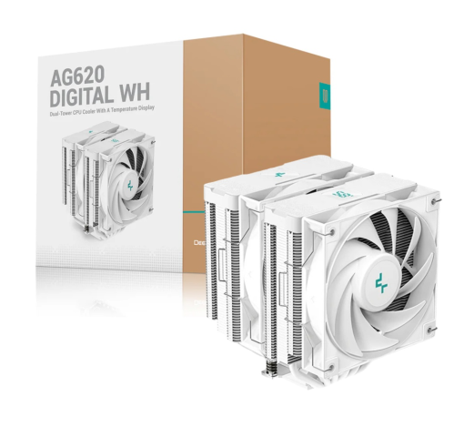 Cooler Gamer DeepCool AG620 Digital Blanco ARGB LED RGB