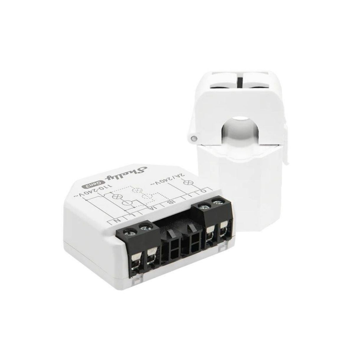Medidor monofasico Shelly EM Gen3 Clip 50A Wi-fi Medidor monofasico Shelly EM Gen3 Clip 50A Wi-fi