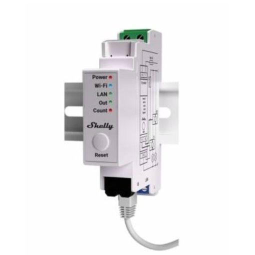 Medidor monofasico Shelly Pro EM-50 PM Wi-fi DIN