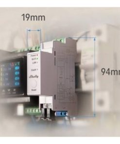 Medidor monofasico Shelly Pro EM-50 PM Wi-fi DIN