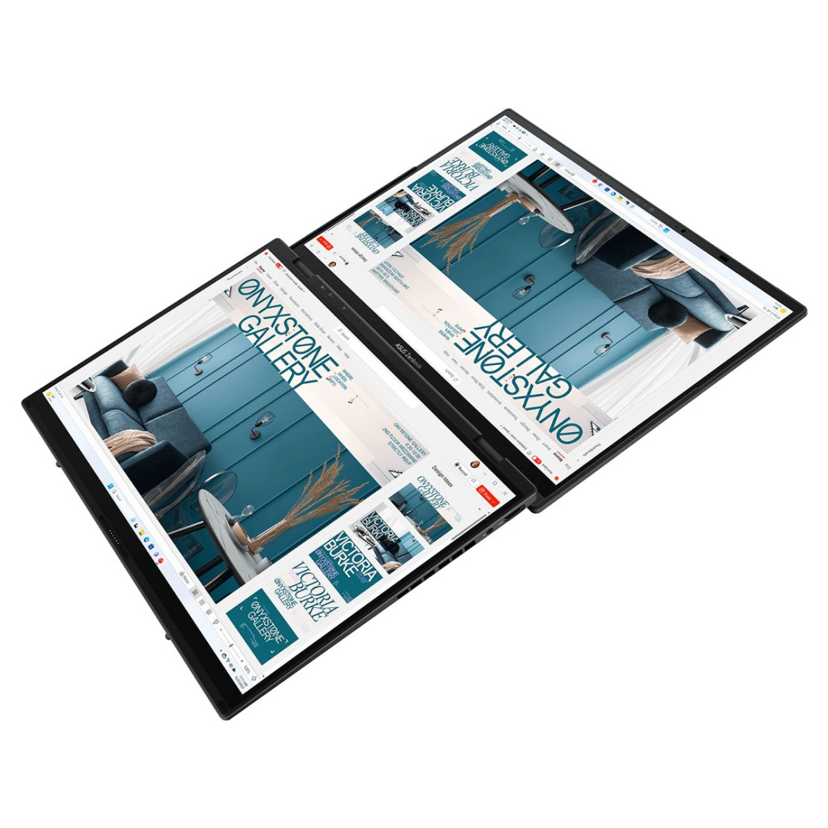 Notebook Asus Zenbook Duo UX8406CA Core Ultra 9 5.4Ghz 32GB 2TB SSD DUAL 14'' WUXGA Oled Touch Notebook Asus Zenbook Duo UX8406CA Core Ultra 9 5.4Ghz 32GB 2TB SSD DUAL 14'' WUXGA Oled Touch