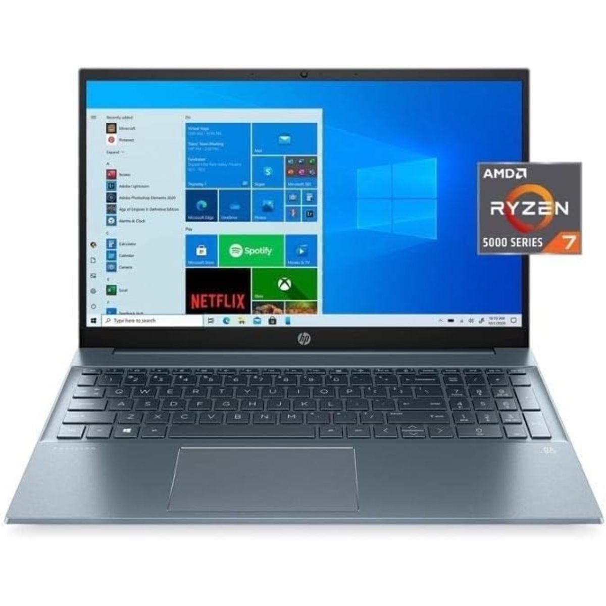 Notebook HP Pavilion 15-EH1070 AMD Ryzen™ 7 5700U 512GB SSD 8GB 15.6" (1920x1080) WIN10 FOG BLUE ALUMINUM 90 Day Warranty - 15-EH1070WM-R Notebook HP Pavilion 15-EH1070 AMD Ryzen™ 7 5700U 512GB SSD 8GB 15.6" (1920x1080) WIN10 FOG BLUE ALUMINUM 90 Day Warranty - 15-EH1070WM-R