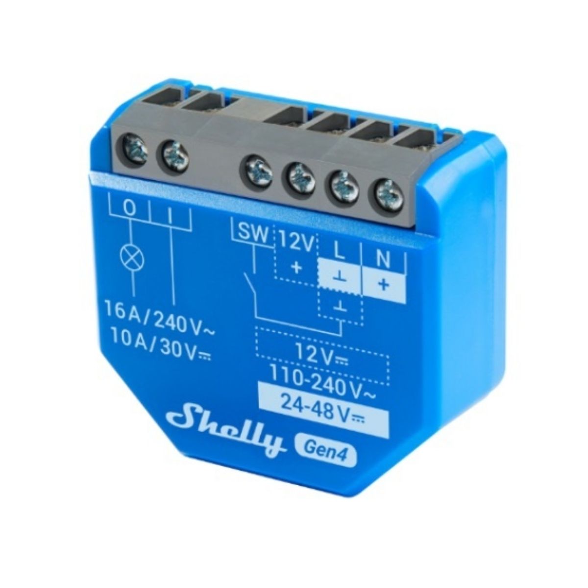 Rele Shelly 1 GEN4 Wi-fi 6 - Rango hasta 30 metros Rele Shelly 1 GEN4 Wi-fi 6 - Rango hasta 30 metros