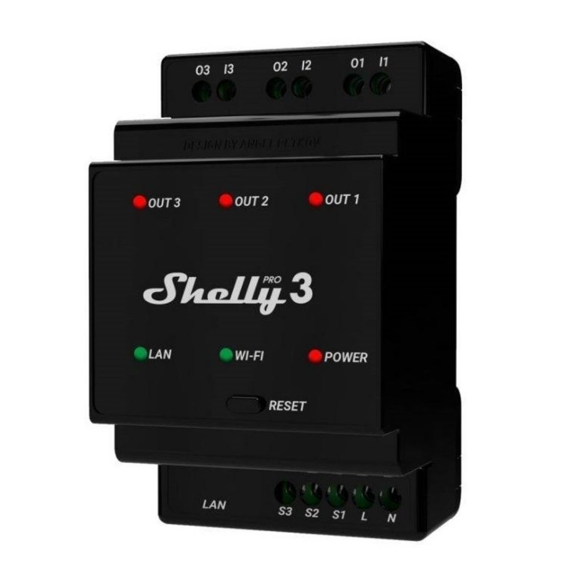 Rele Shelly Pro 3 Wi-fi DIN Triple - Relé DIN de 3 canales Rele Shelly Pro 3 Wi-fi DIN Triple - Relé DIN de 3 canales