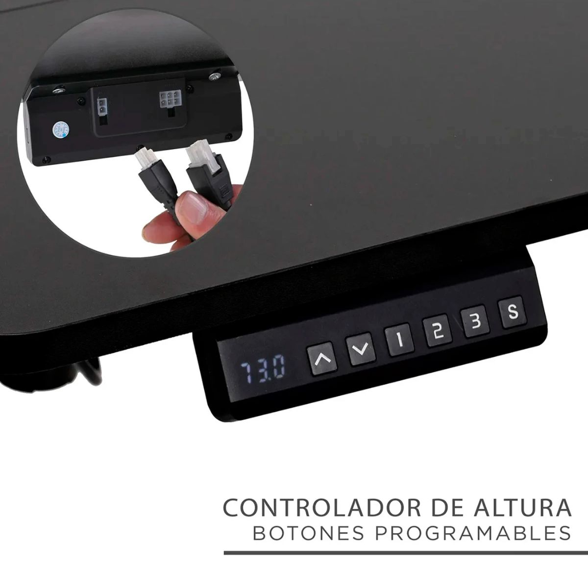 Copia - Escritorio Eléctrico Gamer Ergonómico Con Altura Ajustable - NEGRO Copia - Escritorio Eléctrico Gamer Ergonómico Con Altura Ajustable - NEGRO