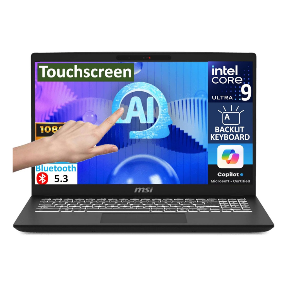Copia - Notebook MSI Modern 15 H AI Ultra 9 5.1Ghz 32GB 1TB SSD 15.6" FHD Touch Copia - Notebook MSI Modern 15 H AI Ultra 9 5.1Ghz 32GB 1TB SSD 15.6" FHD Touch