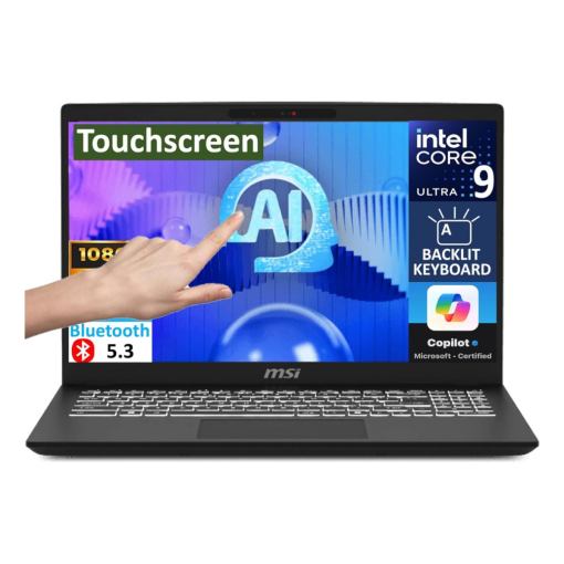 Copia - Notebook MSI Modern 15 H AI Ultra 9 5.1Ghz 32GB 1TB SSD 15.6" FHD Touch