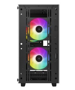 Gabinete Gamer Deepcool CC360 ARGB Negro 3 fans RGB de 120mm