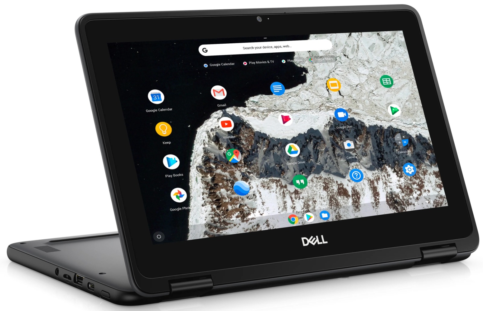 Notebook Chromebook Dell Latitude 3100 2 en 1 Celeron N4020 4GB 32GB SSD 11.6" HD Touch