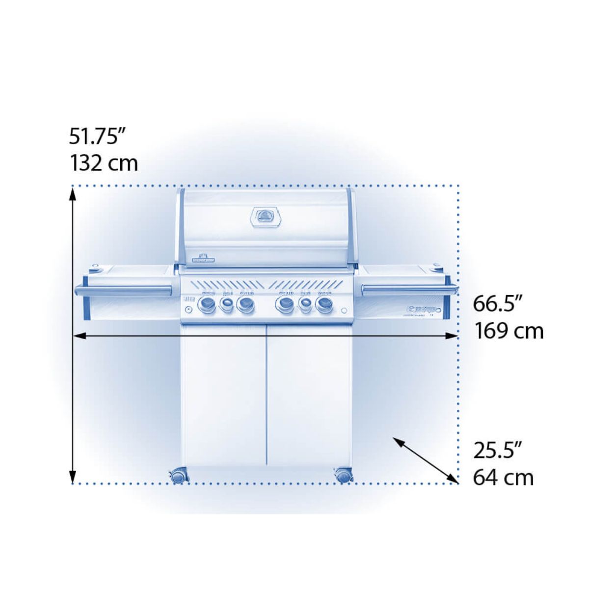 Parrilla Barbacoa Napoleon PRESTIGE PRO 500 RSIB 4 Quemador Parrilla Barbacoa Napoleon PRESTIGE PRO 500 RSIB 4 Quemador