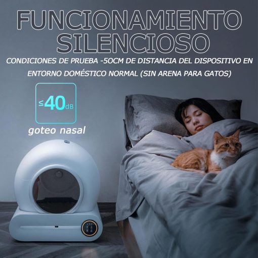 Arenero Inteligente Automático Para Gatos Aplicación Celular