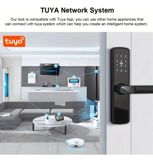 Cerradura Inteligente Con Pestillo Smart Wifi Tuya Smart App