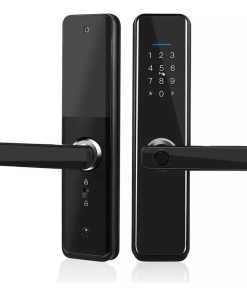Cerradura Inteligente Huella Digital Clave Wifi Smart App Color Negro
