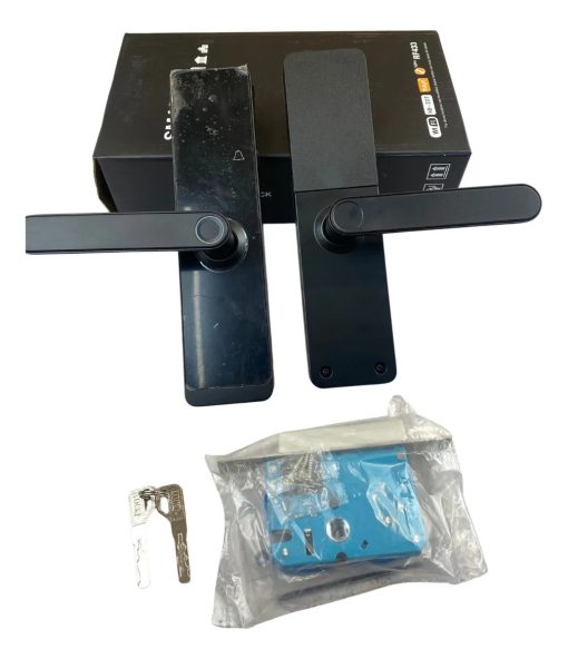 Cerradura Inteligente Huella Digital Clave Wifi Smart App Color Negro