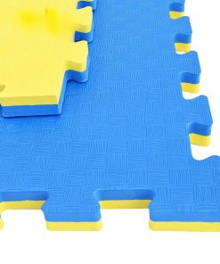 Copia - Piso Tatami Goma Eva Encastrable 1x1m 2cm AZUL-AMARILLO