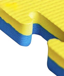 Copia - Piso Tatami Goma Eva Encastrable 1x1m 2cm AZUL-AMARILLO
