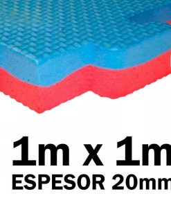 Copia - Piso Tatami Goma Eva Encastrable 1x1m 2cm Negro Gris