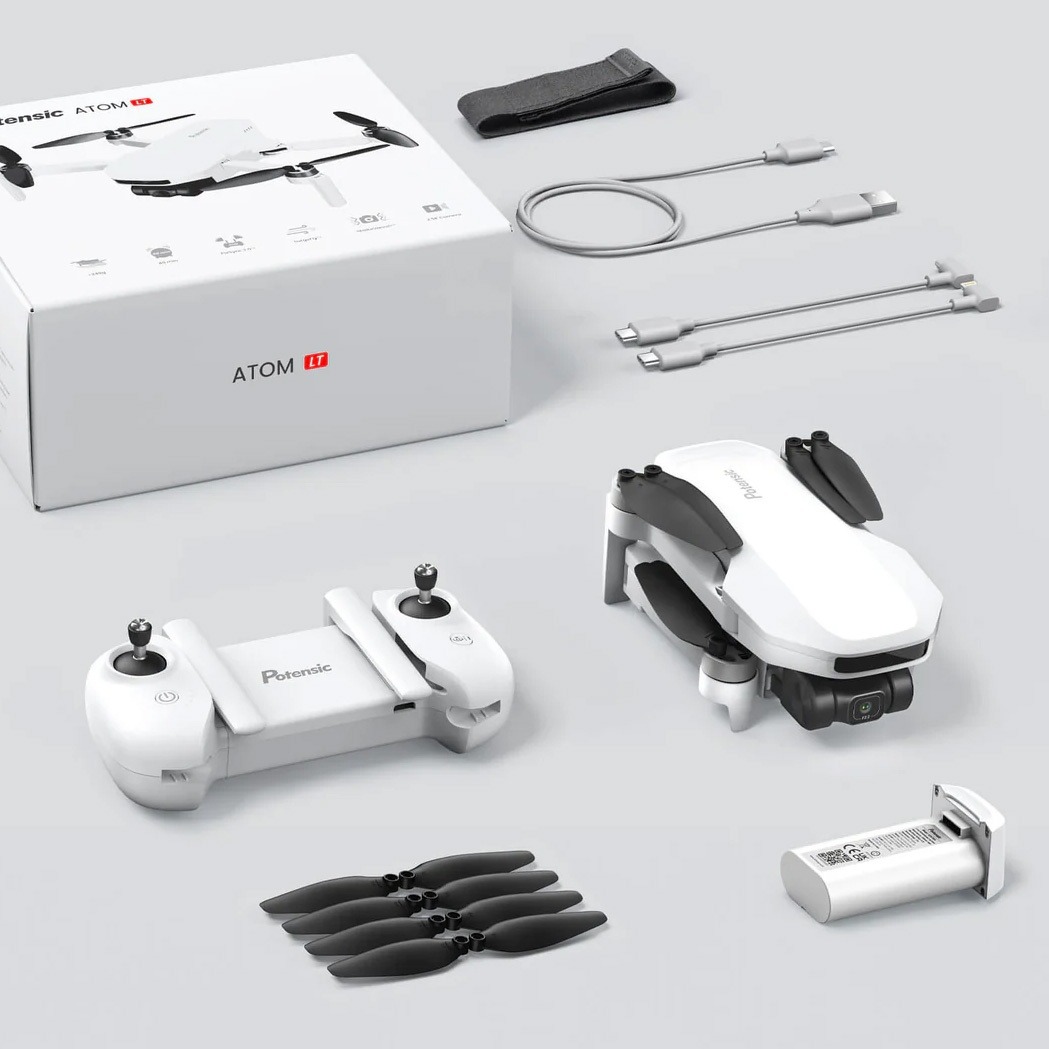 Dron Potensic ATOM LT Standard +GPS +4kms +3.6MP +Video 2.5K Dron Potensic ATOM LT Standard +GPS +4kms +3.6MP +Video 2.5K