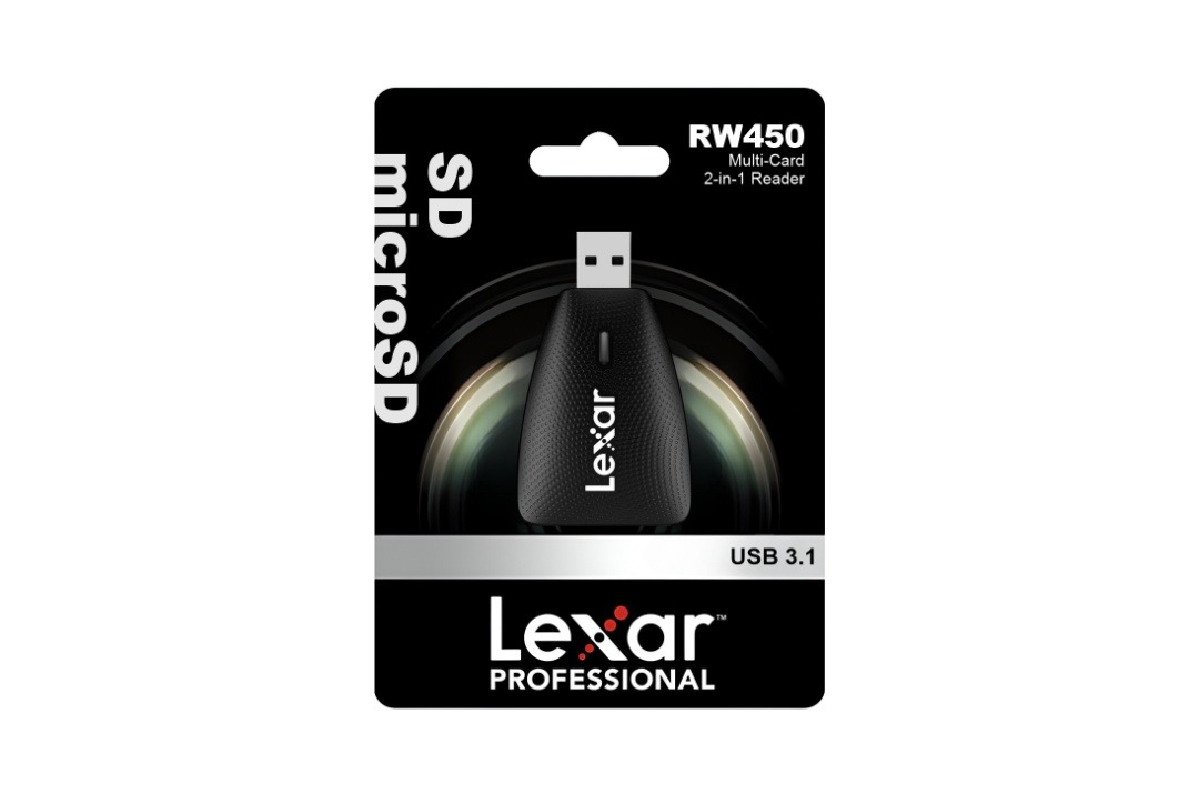 Lector Lexar Multi-Card 2 en 1 SD/microSD RW45 - USB 3.1 Lector Lexar Multi-Card 2 en 1 SD/microSD RW45 - USB 3.1