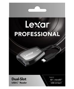 Lector Lexar SD/MicroSD RW470 - Conectividad USB-C 3.2