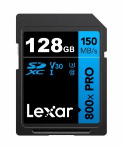 Memoria SDXC Lexar 800X Pro 128GB Blue Series hasta 120 MB/s