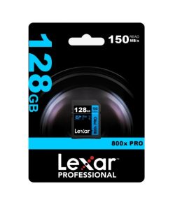 Memoria SDXC Lexar 800X Pro 128GB Blue Series hasta 120 MB/s