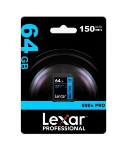 Memoria SDXC Lexar 800X Pro 64GB Blue Series -hasta 120 MB/s