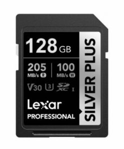 Memoria SDXC Lexar Pro 128GB Silver Plus - hasta 205 MB/s