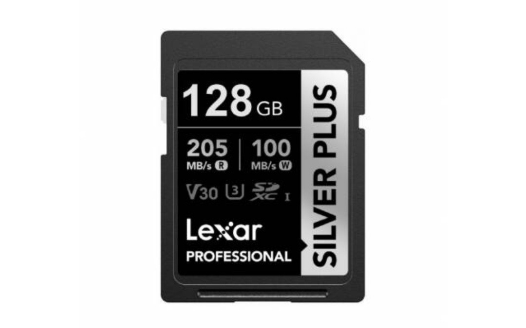 Memoria SDXC Lexar Pro 128GB Silver Plus - hasta 205 MB/s Memoria SDXC Lexar Pro 128GB Silver Plus - hasta 205 MB/s