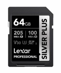 Memoria SDXC Lexar Pro 64GB Silver Plus - hasta 205 MB/s