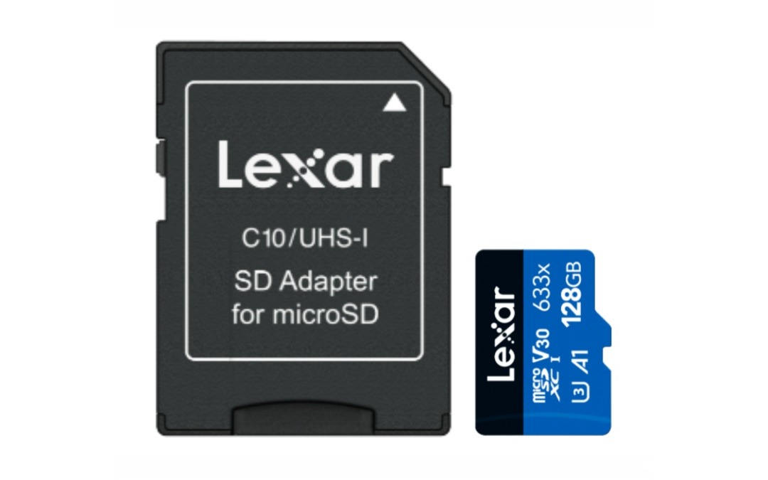 Memoria microSDXC Lexar 128GB 633x UHS-I Blue Series Memoria microSDXC Lexar 128GB 633x UHS-I Blue Series